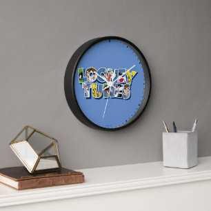 LOONEY TUNES™ Zeichen in Buchstaben Uhr