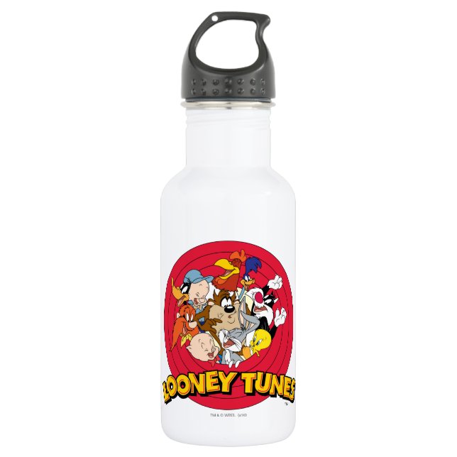 LOONEY TUNES™ Zeichenlogo Edelstahlflasche (Vorderseite)