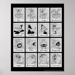 LOONEY TUNES™ Zeichentabelle Poster