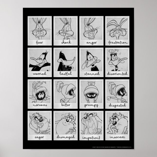 LOONEY TUNES™ Zeichentabelle Poster (Vorne)