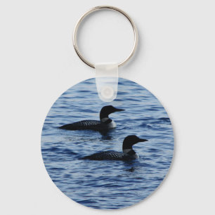 Loons in Maine Schlüsselanhänger