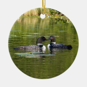Loons Keramik Ornament