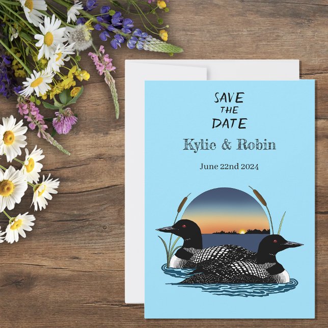 Loons Sunset Blue Save The Date (Von Creator hochgeladen)