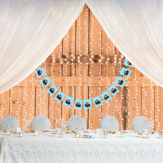 Loons Sunset Blue Wimpelkette (Von Creator hochgeladen)