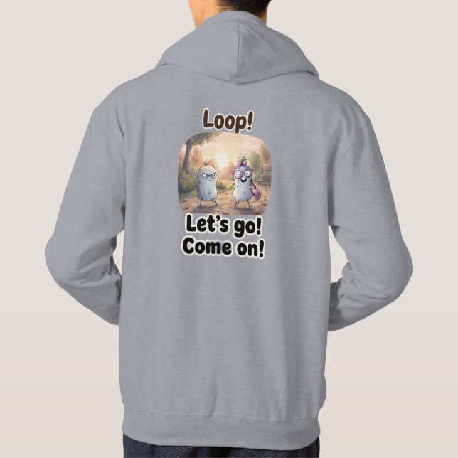 Loop & Girlfriend Aesthetic Sweatshirt (Rückseite)