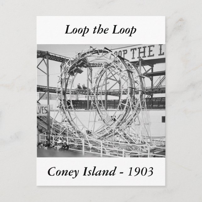 Loop the Loop, 1903 Postkarte (Vorderseite)