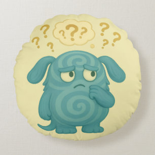 Loopi Kissen – Das nachdenkliche ADHS-Monster