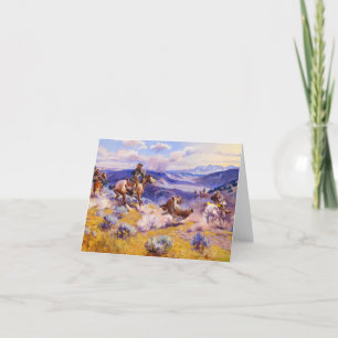 Loops und Swift Pferde sind Surer als Leder Dankeskarte