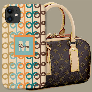 Loopy Lines - Dunkle Retro-Handy-Fall Case-Mate iPhone Hülle