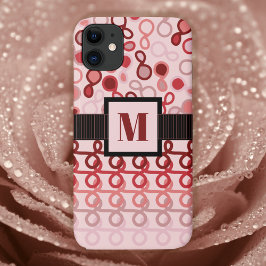 Loopy Lines mit Hybridpaisley Pink bis Red Ombre Case-Mate iPhone Hülle