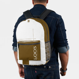 LOOS BEDRUCKTER RUCKSACK