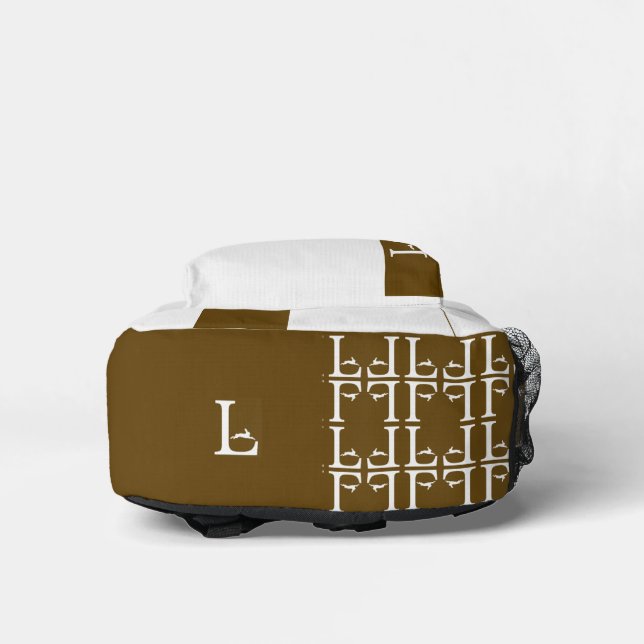 LOOS BEDRUCKTER RUCKSACK (Unterseite)