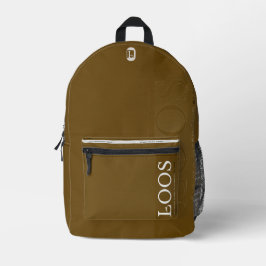 LOOS BEDRUCKTER RUCKSACK