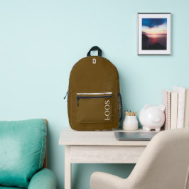LOOS BEDRUCKTER RUCKSACK