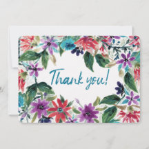 Loose Aquarellfarbene gestrichene Blume |