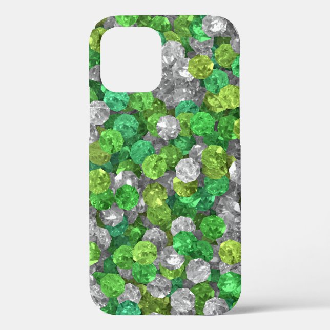 Loose Emerald Gemstones Case-Mate iPhone Hülle (Rückseite)