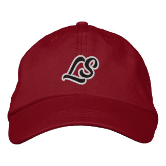 LooseSquares schwarzer Logo-Vaterhut Bestickte Baseballkappe
