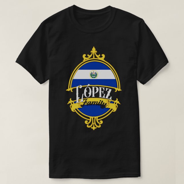 Lopez Familie El Salvador T-Shirt (Design vorne)