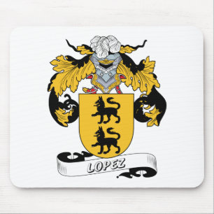Lopez-Familienwappen Mousepad