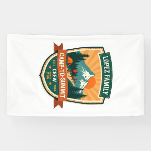 Lopez Family Camp-To-Summit Crew Vintage-Wander-Ca Banner