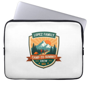 Lopez Family Camp-To-Summit Crew Vintage-Wander-Ca Laptopschutzhülle