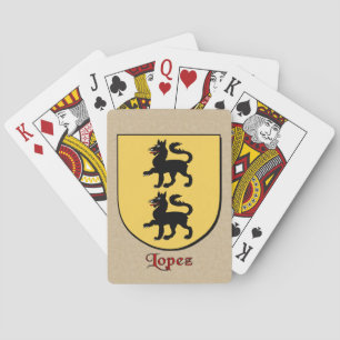 Lopez Heraldic Shield Spielkarten