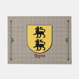 Lopez Historischer Schild auf Kobelstein Fußmatte