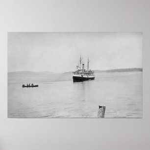 Lopez Island, WA - Rosalie Ferry San Juan Poster