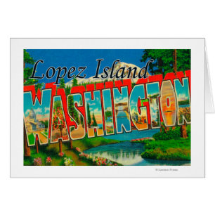 Lopez Island, Washington - Große Briefszenen