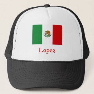 Lopez-mexikanische Flagge Truckerkappe