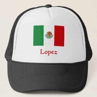 Lopez-mexikanische Flagge Truckerkappe