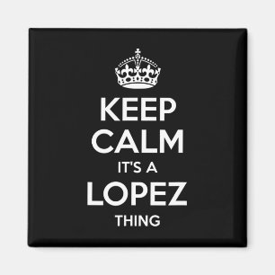 Lopez Nachname Lustiger Familienstammbaum Geburtst Magnet