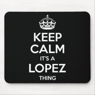 Lopez Nachname Lustiger Familienstammbaum Geburtst Mousepad
