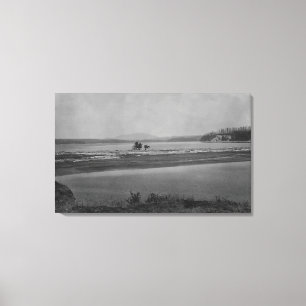 Lopez, WA - sehen Sie Schildkröte-hinteren Berg i Leinwanddruck