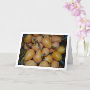 Loquat Fruit Karte