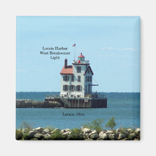 Lorain Harbor West Breakwater Light Management Magnet