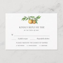 L'Orangerie Wedding RSVP-Karte RSVP Karte