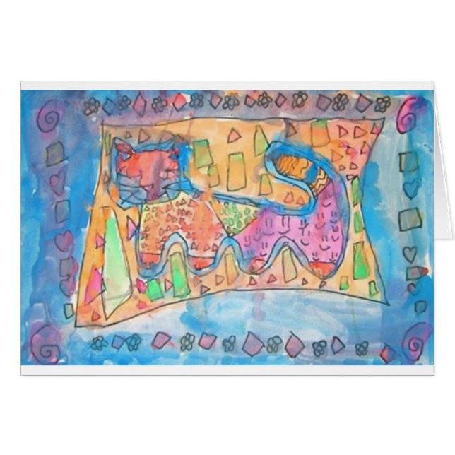 Lorbeer Burch Katze (Vorderseite (Horizontal))