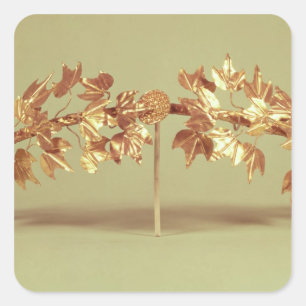 Lorbeer-Kranz, Mycenae Quadratischer Aufkleber