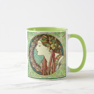 Lorbeer-Tasse Alphonse Mucha Tasse