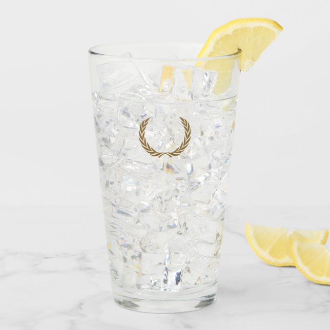 Lorbeerkranz – Laurel wreath Glas (Rückseite Ice)