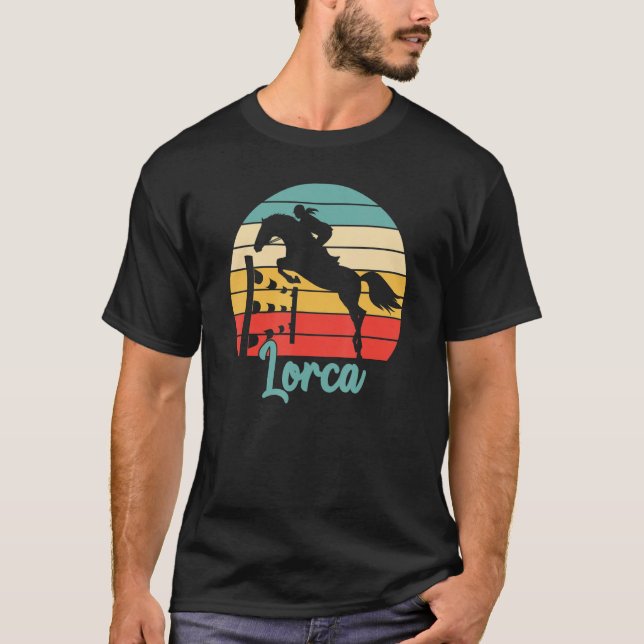 Lorca Name Gift - Shirt Lorca Horse Gir (Vorderseite)