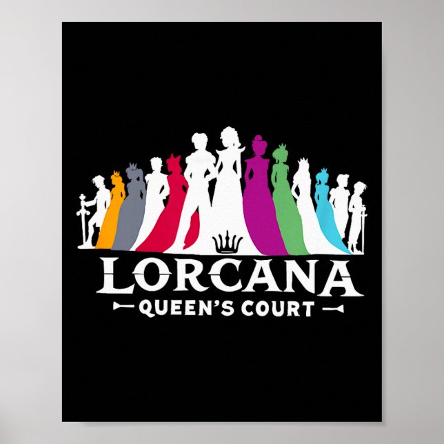 Lorcana Queen's Court  Poster (Vorne)