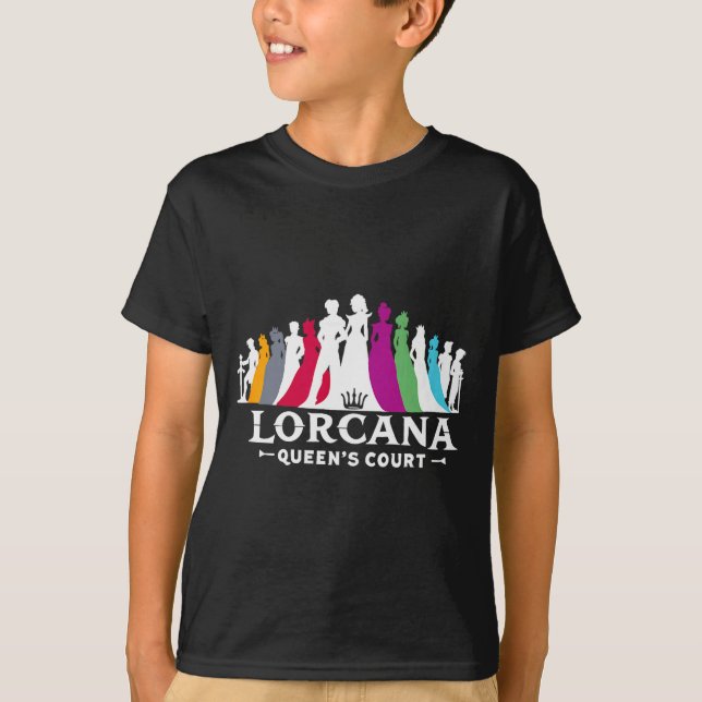 Lorcana Queen's Court  T-Shirt (Vorderseite)