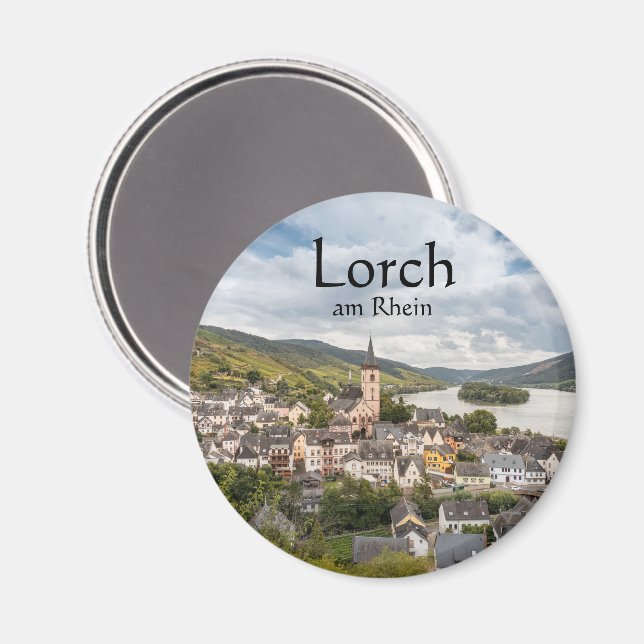 Lorch am Rhein Magnet (Vorderseite/Rückseite)