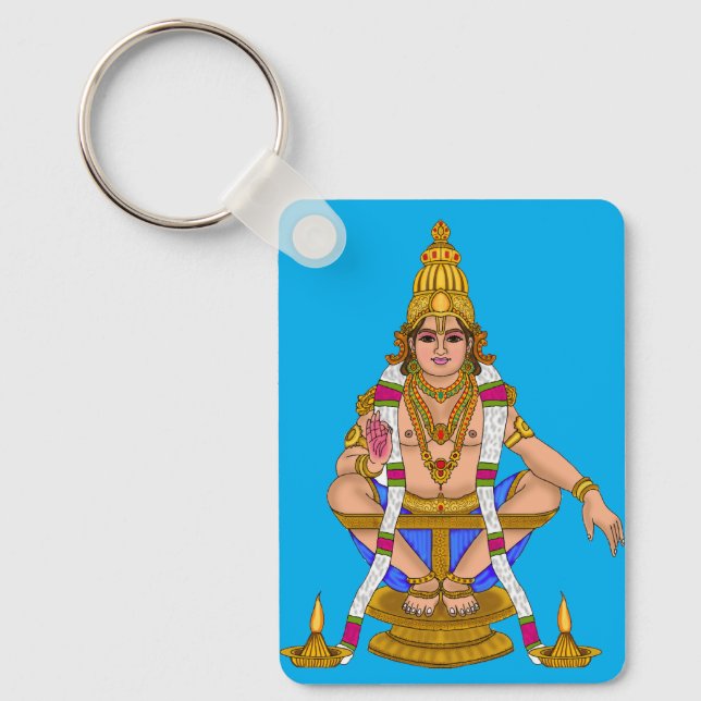 Lord Ayyappan Schlüsselanhänger (Vorderseite)