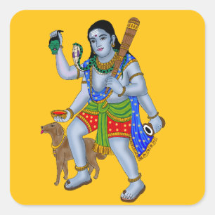 Lord Bhairava Aufkleber