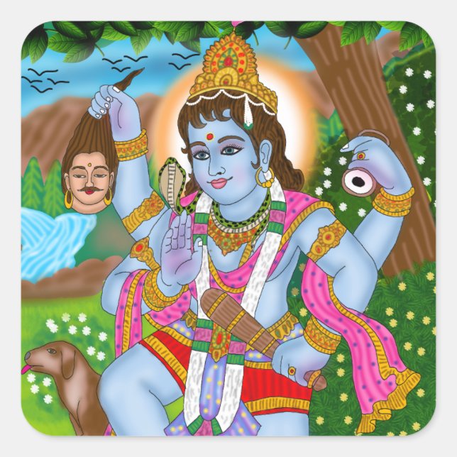 Lord Bhairava Stickers (Vorderseite)