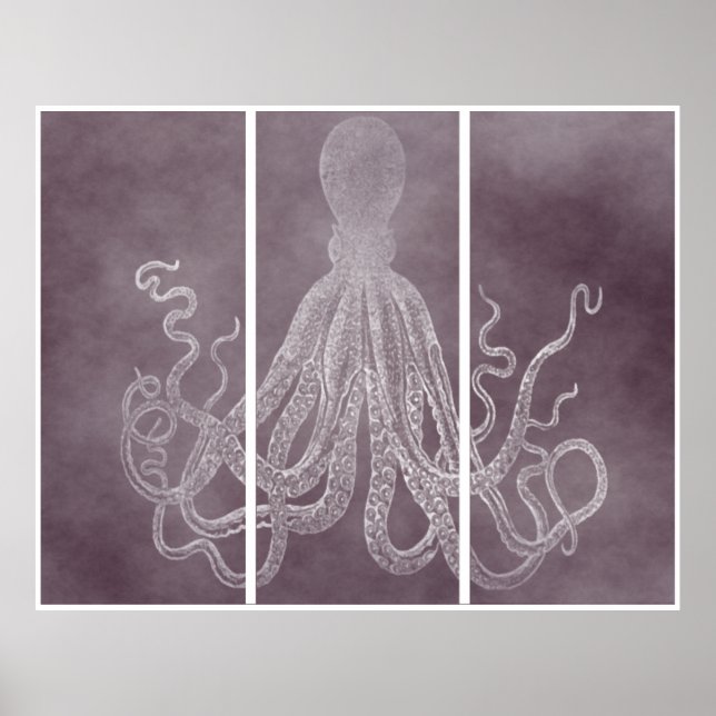 Lord Bodner Triptych in Dusky-Rosa Poster (Vorne)