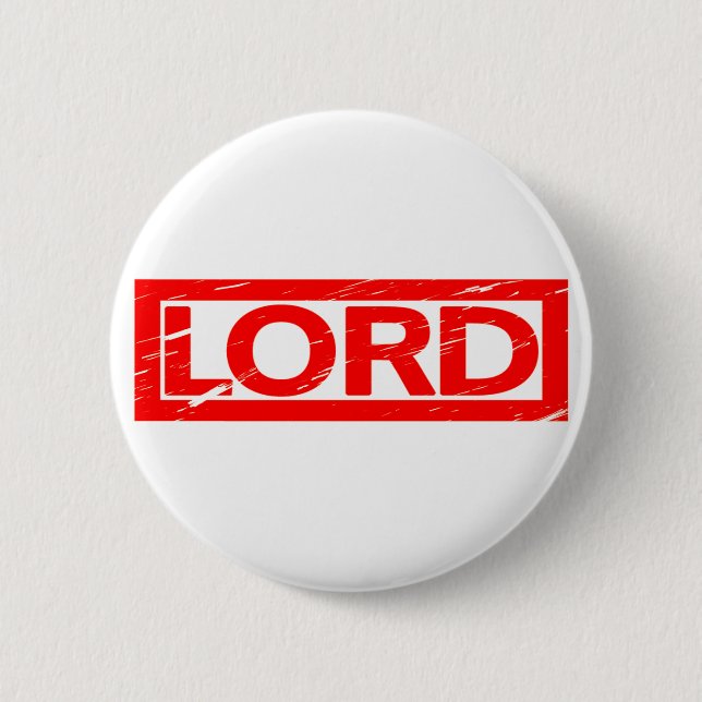 Lord Briefmarke Button (Vorderseite)